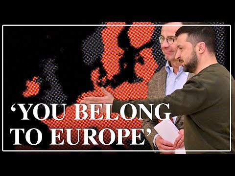 'Ukraine belongs to Europe, and you belong in the EU'