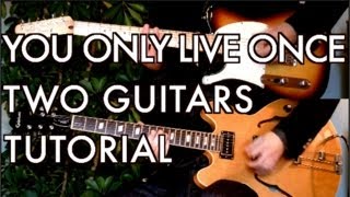 You Only Live Once - The Strokes ( Guitar Tab Tutorial &amp; Cover )