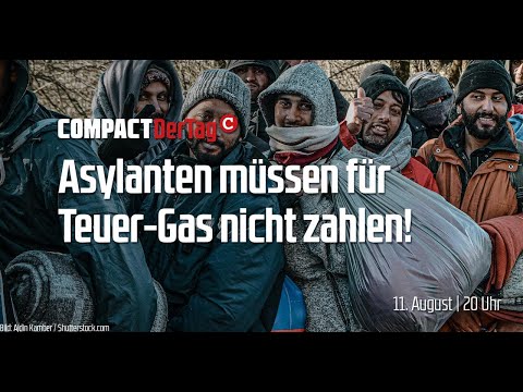Skandal: Asylanten müssen für Teuer-Gas nicht zahlen!