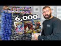 Insanity OPENING 6 000 Packs Of Pokemon Cards LIVE