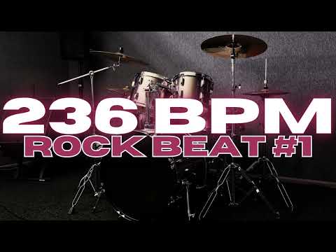 236 BPM - Rock Drum Beat - Loop 1