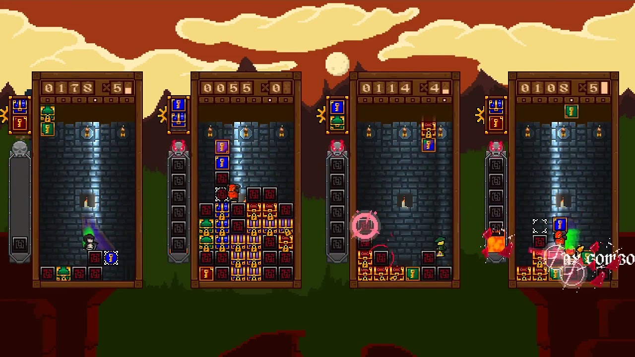 4-Player Versus Party Gameplay
