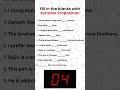 Fill In The Blanks With Suitable Prepositions Improve Your English Grammar