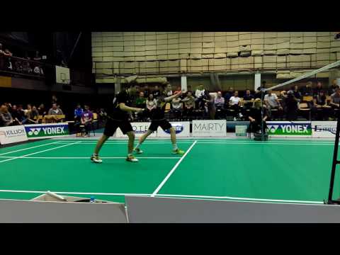 Beran, Janáček - Hubáček, Louda - finále MČR Liberec 2017, závěr 2. setu