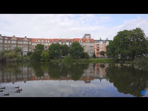 Poland, Szczecin, short walk to Jasne Błonia tram stop