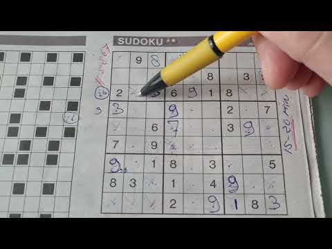 (#5867) Saturday. Two Stars Sudoku puzzle. Bonus Extra edition. 01-28-2023 Extra part 2 of 4