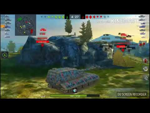 World of Tanks Blitz || Jagdpanzer E 100 - 5,3k dmg 4 kill