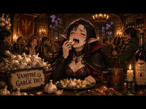 Vampire On a Garlic Diet | Lyrics Video | Vampire Fantasy Song - Funny Vampire Song