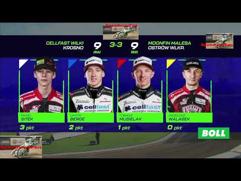 ŻUŻEL CAŁY MECZ WILKI KROSNO vs OSTRÓW WIELKOPOSLKI 2025 EKSTRALIGA2