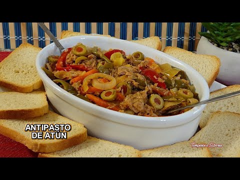 ANTIPASTO DE ATÚN EL MEJOR Y MÁS FÁCIL DE PREPARAR Está Mundial