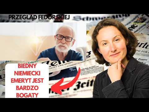 Niemiecki emeryt jest biedny i bogaty, miliony euro dla kolesi z RV, kradną kable i panele