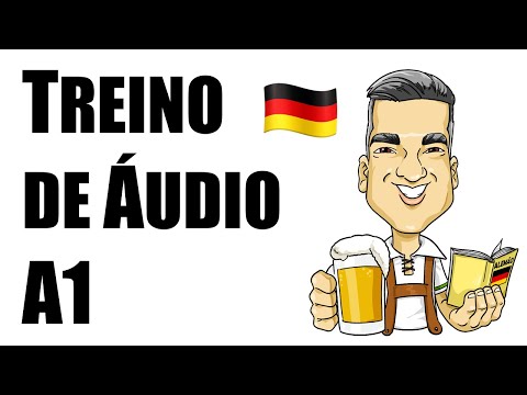 TREINO DE ÁUDIO em Alemão (Nível Básico) | Hören A1