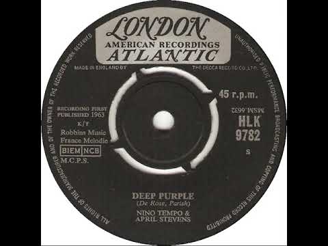 UK New Entry 1963 (243) Nino Tempo & April Stevens - Deep Purple