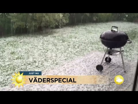 Hagel på sommaren? - Jajjemän! Meteorologen förklarar hur det går till - Nyhetsmorgon (TV4)