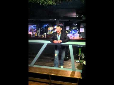 Wayne pissed up after hours at Underbar Blackpool