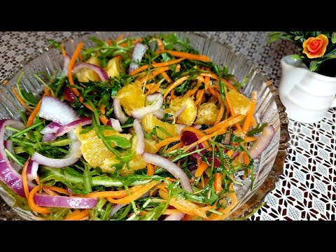 Video thumbnail: Sallatë me Rukola dhe Portokall