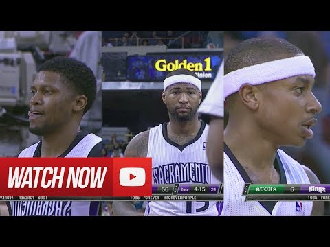 2014.03.23 - Rudy Gay, Isaiah Thomas & DeMarcus Cousins Full Combined Highlights vs Bucks