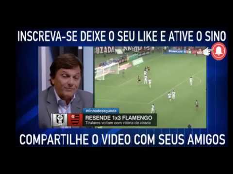 RESENDE 1 X 3 FLAMENGO ANÁLISE MAURO CEZAR NA BANCADA DO ESPN