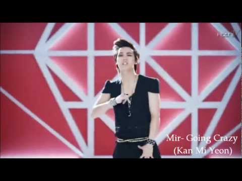 Mir's rap  ''Going Crazy''  feat Kan Mi Yeon ( Mir Sexy *¬*)