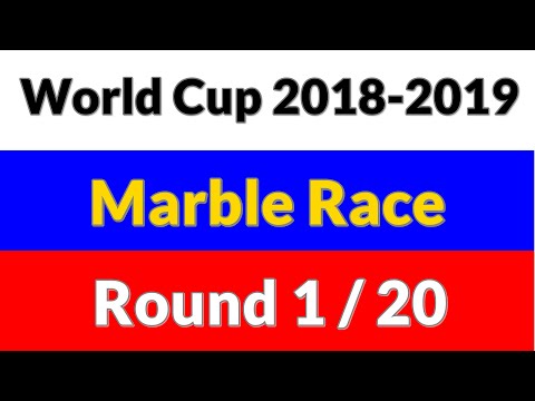 World Cup 2018-2019 Marble Race  - Round 1