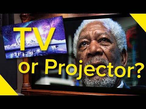 Should I Buy a LARGE TV or a Projector for Home Theater? Which is BETTER? Home Theater Basics