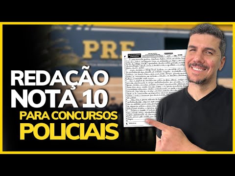 COMO ESTUDAR REDAÇÃO PARA CONCURSOS POLICIAIS