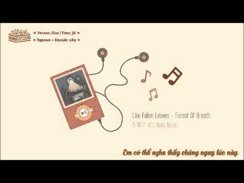 [Vietsub] 151017 JK's Daily Music on Twitter - Like Fallen Leaves (Forest of Breath)