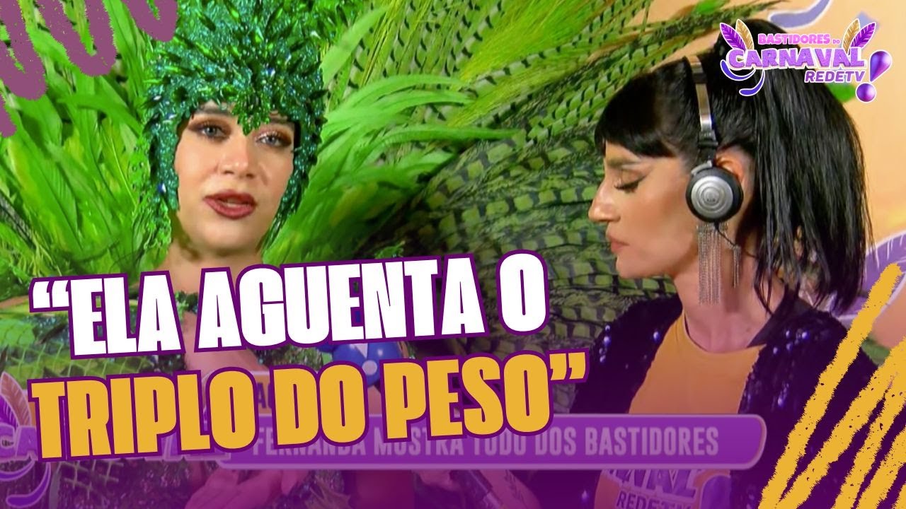 Princesa da Acadêmicos do Tatuapé desfila em sapatilha: "Todo  meu impacto vai para os dedos"