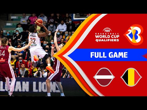 Latvia v Belgium | Full Basketball Game | #FIBAWC 2023 Qualifiers