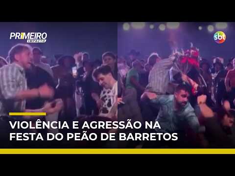 Festa do Peão de Barretos: pancadaria e correria marcam primeiro dia | #PrimeiroImpacto