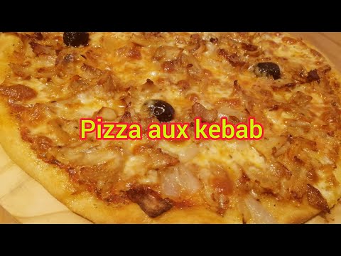 Pizza aux kebab