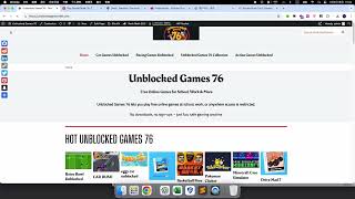 Introduction to the unblocked games 76 website