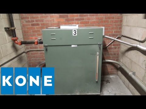 ROARING 2013 KONE Hydraulic Elevator Machine Room Tour