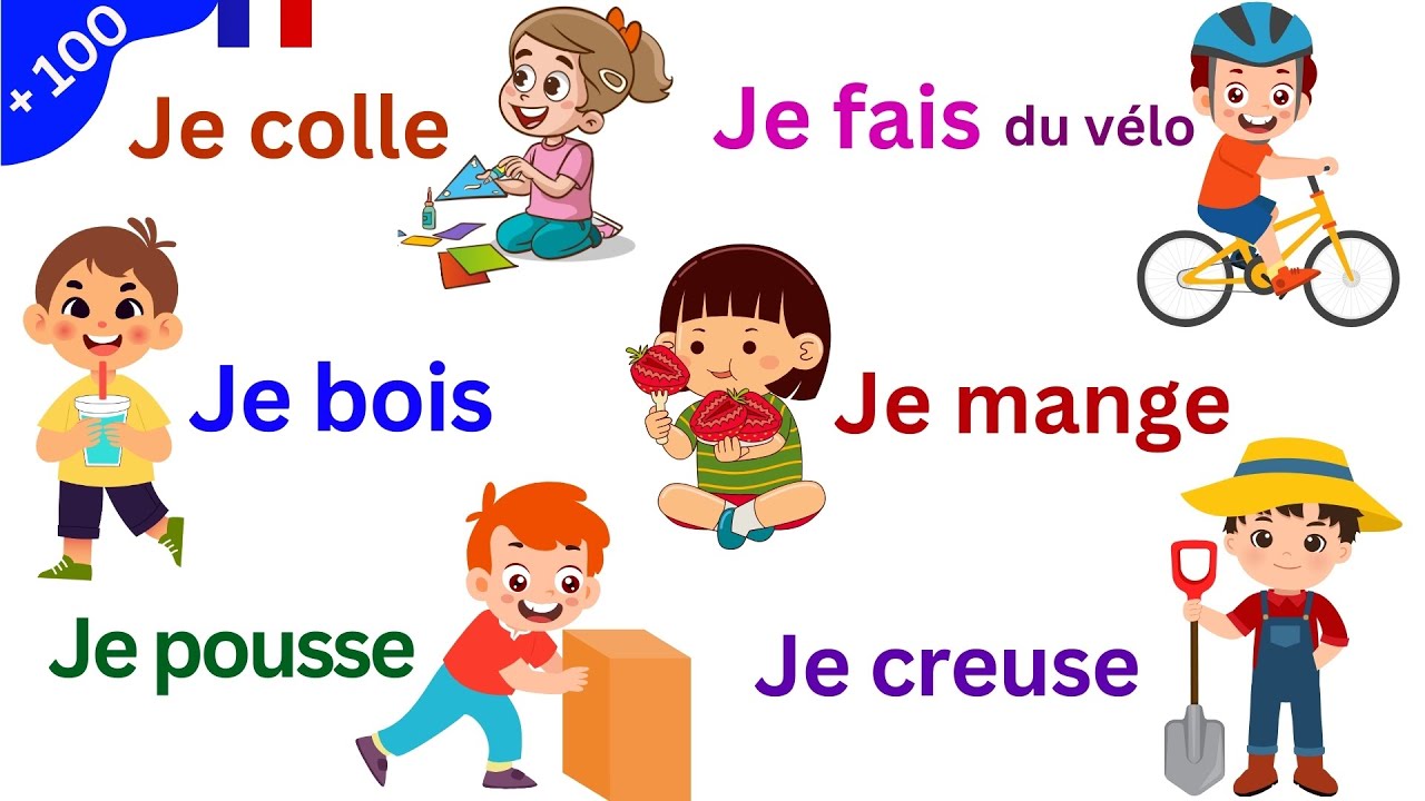 French verbs | Apprendre le français | French vocabulary | Premiers mots