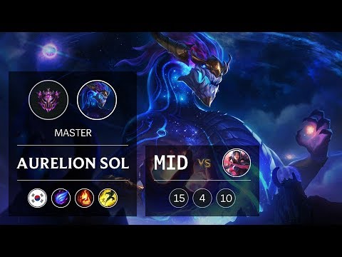 Aurelion Sol Mid vs Irelia - KR Master Patch 9.6