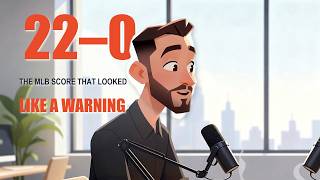 22–0: The MLB Score That Looked Like a Warning