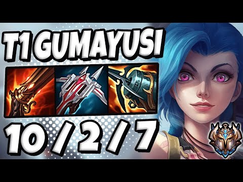 T1 Gumayusi Jinx vs Kaisa [ ADC ] Korea Challenger Patch 12.4