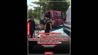 Malatya’da Orduzu Pınarbaşı Göleti’nde Ceset Bulundu!
