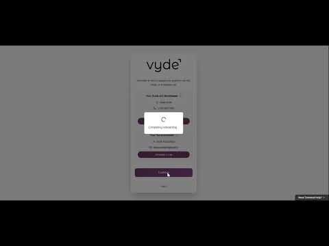 Vyde Dashboard Walkthrough