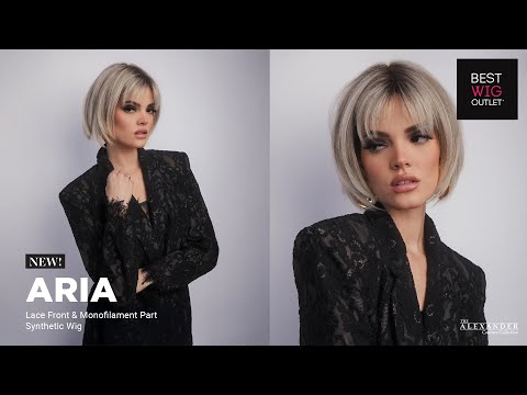 Aria | Lace Front & Monofilament Part Synthetic Wig by Alexander (AX1043/AX1043R)
