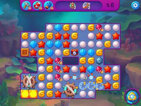 Fishdom Very Hard level 6266 no boosters フィッシュダム ベリーハード [Friend's]