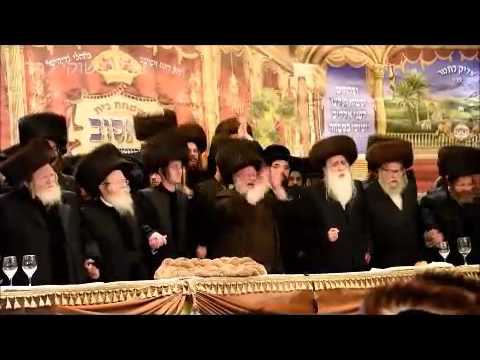 Wedding Of Sasov Rebbe's Youngest Son - Shevat 5776