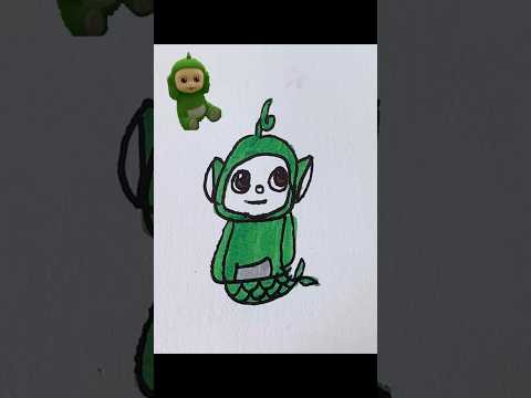 Draw Mermaid Daa-Daa | Teletubbies 614 #drawing
