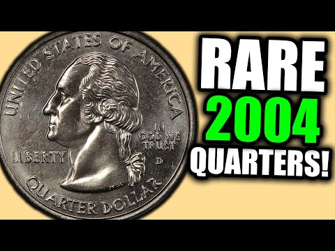 Ces QUARTS D'ÉTAT de 2004 VALENT BEAUCOUP PLUS D'ARGENT que leur VALEUR NOMINALE !!