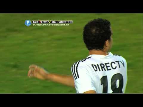 Ocasión de Jara. Estudiantes 0 - Olimpo 0. Fecha 10. Torneo Final 2014. Fútbol Para Todos