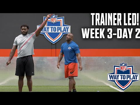 Trainer Led NFL At Home Upper & Lower Body Workout! | Week 3, Day 2