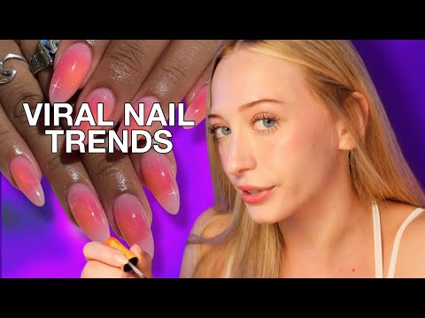 I Tried Recreating 5 Viral Nail Trends