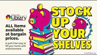 Hooksett Library Book Sale Promo