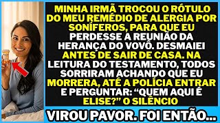 Minha irmã TROCOU MEU REMÉDIO de alergia por soníferos, mas a ligação para a polícia revelou tudo.