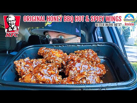 KFC® Original Honey BBQ Hot & Spicy Wings Review! 🍯🌶️🐔 | BACK In 2025! | theendorsement